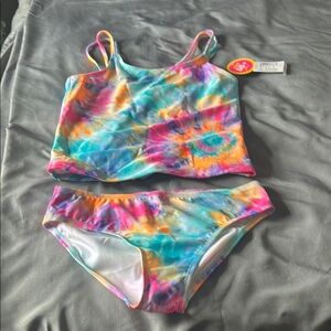 Colorful Tie-Dye Bikini Set